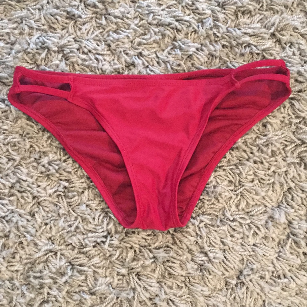 Xhilaration burgundy bikini bottoms